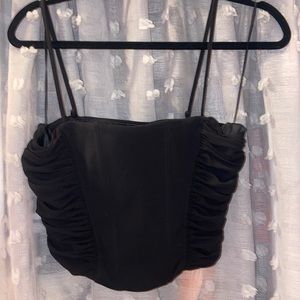 Corset Style Crop Top